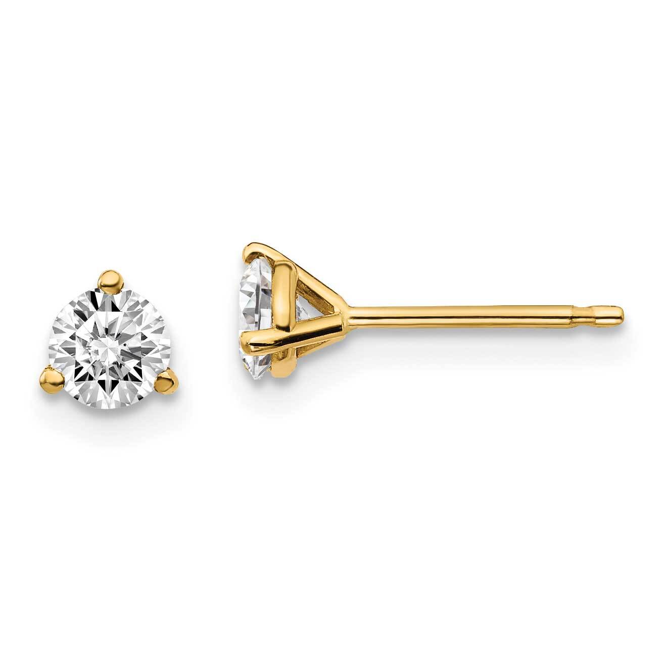 1/2ct Round Diamond Stud Earrings