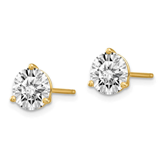 2ct Round Diamond Stud Earrings