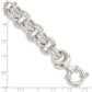 Sterling Silver Fancy Link Bracelet
